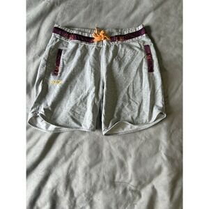 ABK Grenoble French Alps Mens Climbing Shorts Gray Orange Purple Size M